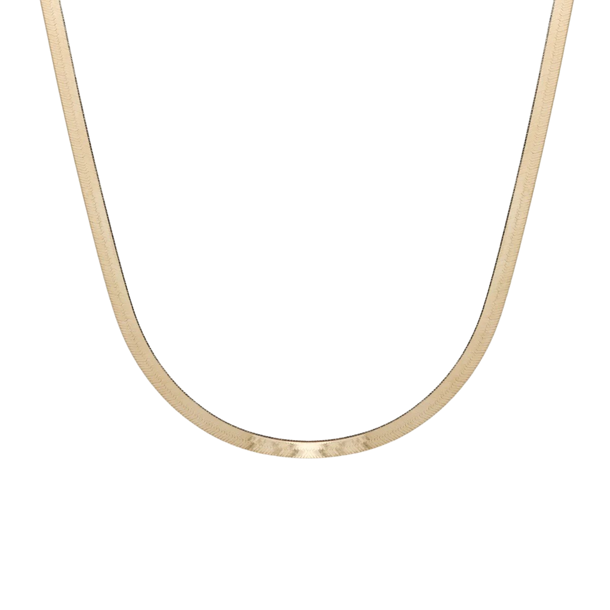 Herringbone Chain Necklace | Aubade Jewelry