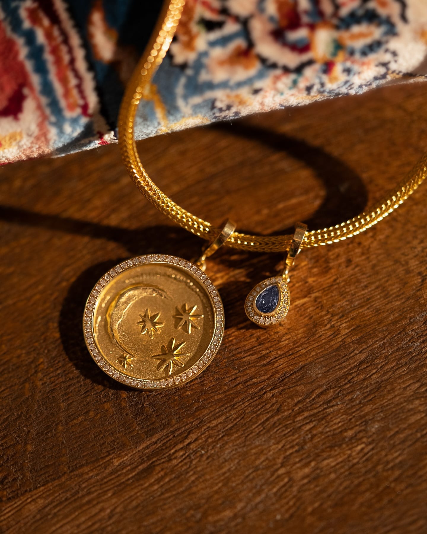Cosmic charm. 🌙✨ #AUBADEJEWELRY