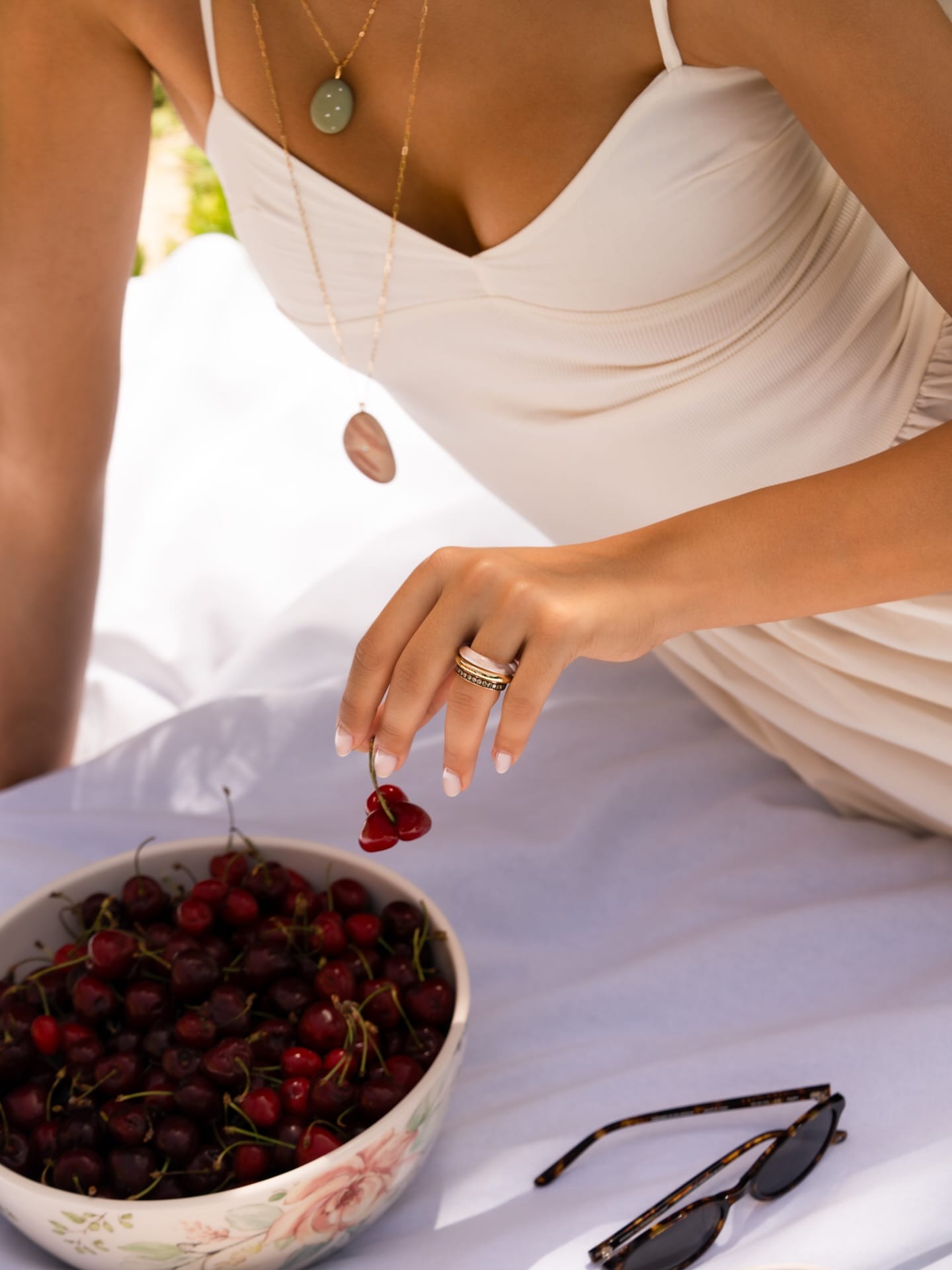 Cherry-picked gems for sun-soaked days. 🍒 #AUBADEJEWELRY