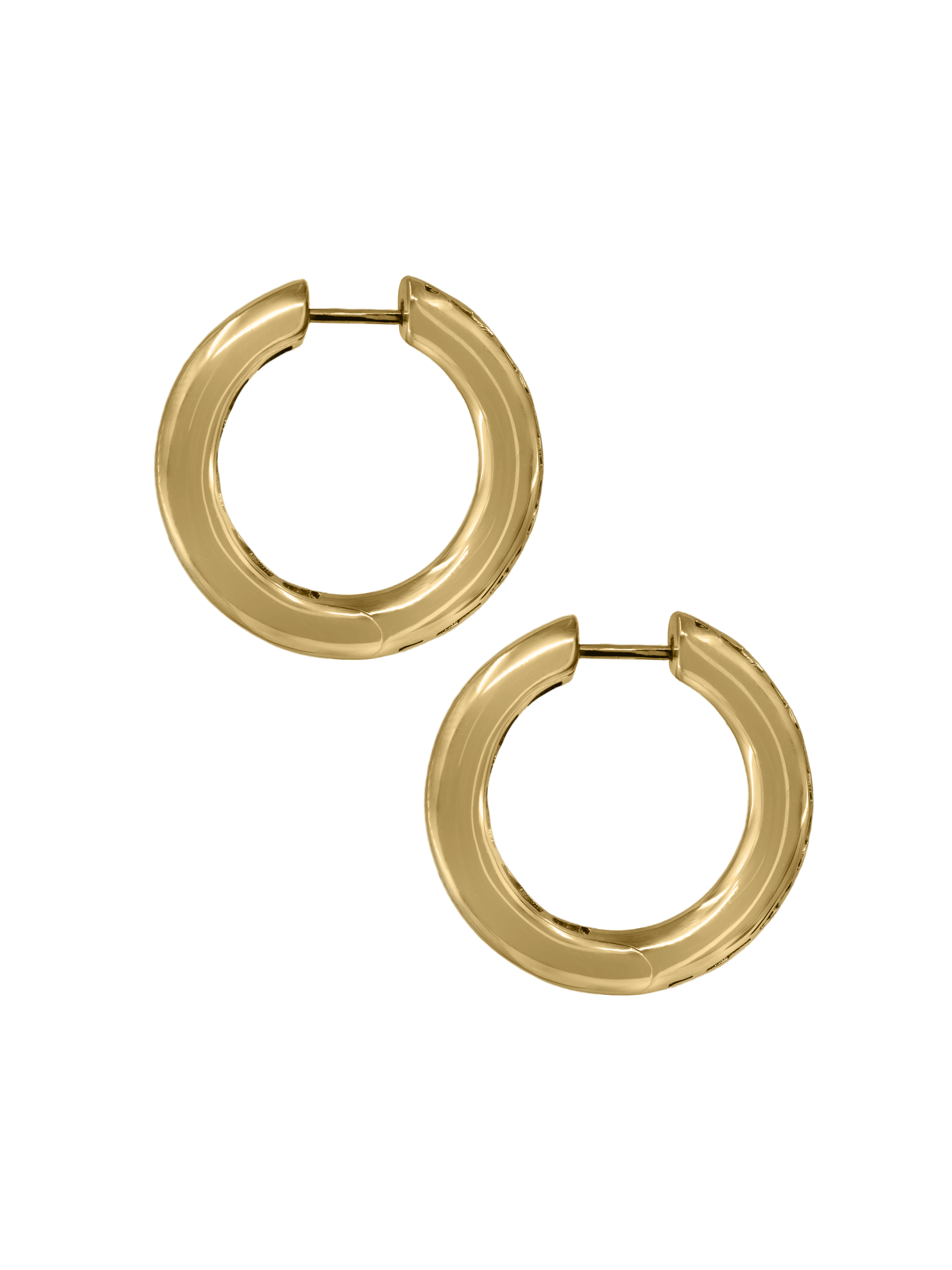 gold hoop earrings