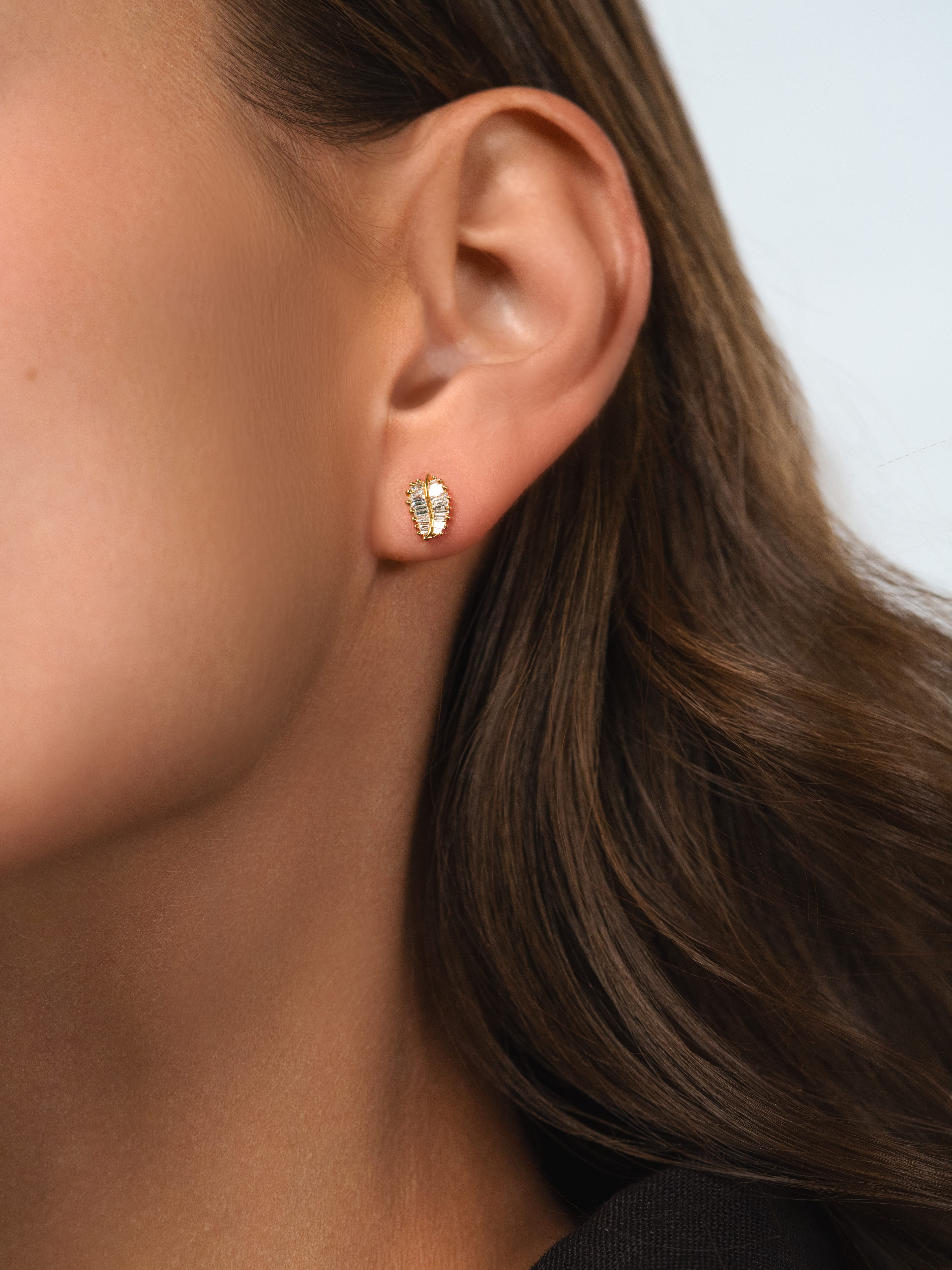 diamond stud earrings